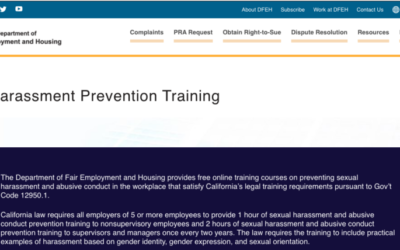 Free Sexual Harassment Prevention Training